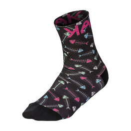 KARPOS Klassische Fahrradsocken - GREEN FIRE - mehrfarbig/Schwarz