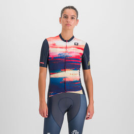 SPORTFUL Kurzarm Fahrradtrikot - PETER SAGAN JERSEY - Blau/Beige