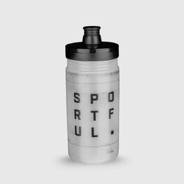SPORTFUL Fahrrad-Wasserflasche - BOTTLE 550ML - Transparent/Schwarz
