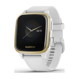 GARMIN Smartwatch - VENU SQ - Weiß/Gold