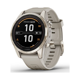 GARMIN Smartwatch - FENIX 7S PRO SAPPHIRE SOLAR - Grau