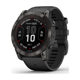 GARMIN Smartwatch - FENIX 7X PRO SAPPHIRE SOLAR - Schwarz