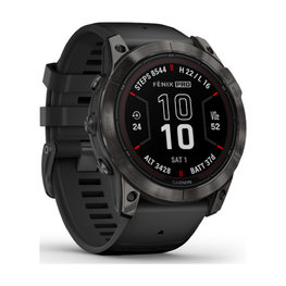 GARMIN Smartwatch - FENIX 7X PRO SAPPHIRE SOLAR - Schwarz