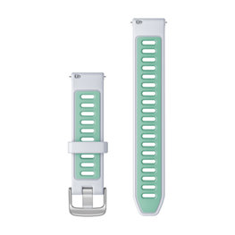 GARMIN Riemen - QUICK RELEASE 18 MM - Weiß/Hellgrün