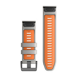 GARMIN Riemen - QUICKFIT 26 - Grau/Orange