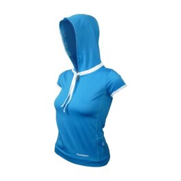 HAVEN Kurzarm Fahrrad-Shirt - CASSIOPEA - Weiß/Blau