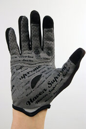 HAVEN Langfinger-Fahrradhandschuhe - SOLAR LONG - Schwarz