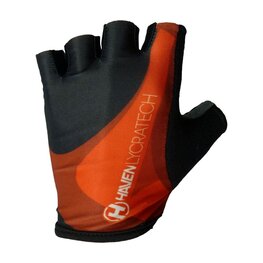 HAVEN Fingerlose Fahrradhandschuhe - LYCRATECH - Schwarz/Rot