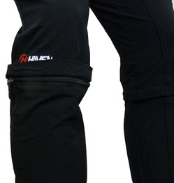 HAVEN Lange Fahrradhose ohne Träger  - ENDEAVOUR II - Schwarz