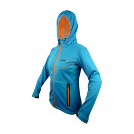 HAVEN Fahrrad-Thermojacke - THERMOTEC WOMEN - Blau/Orange