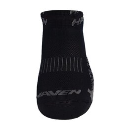 HAVEN Knöchelhohe Fahrradsocken - SNAKE SILVER NEO 2PAK - Schwarz/Grau