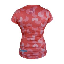 HAVEN Kurzarm Fahrradtrikot - PEARL NEO SHORT - Rosa/Blau