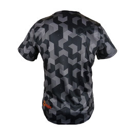 HAVEN Kurzarm Fahrradtrikot - CUBES NEO SHORT - Schwarz/Rot