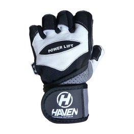 HAVEN Fingerlose Fahrradhandschuhe - POWER LIFT - Schwarz
