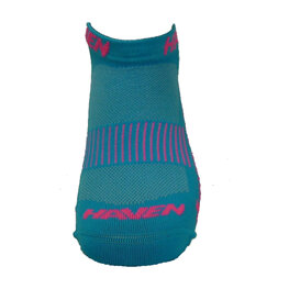 HAVEN Knöchelhohe Fahrradsocken - SNAKE SILVER NEO 2PAK - Blau/Rosa
