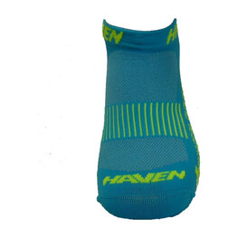 HAVEN Knöchelhohe Fahrradsocken - SNAKE SILVER NEO 2PAK - Blau/Gelb
