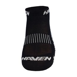 HAVEN Knöchelhohe Fahrradsocken - SNAKE SILVER NEO 2PAK - Schwarz/Weiß