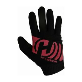 HAVEN Langfinger-Fahrradhandschuhe - HAVEN PURE - Schwarz/Rosa