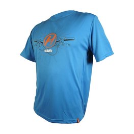 HAVEN Kurzarm Fahrradtrikot - NAVAHO II SHORT - Blau/Orange