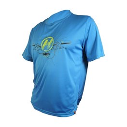 HAVEN Kurzarm Fahrradtrikot - NAVAHO II SHORT - Blau/Grün