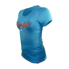 HAVEN Kurzarm Fahrradtrikot - AMAZON II SHORT - Blau/Rosa