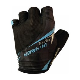 HAVEN Fingerlose Fahrradhandschuhe - MUTO - Schwarz/Blau