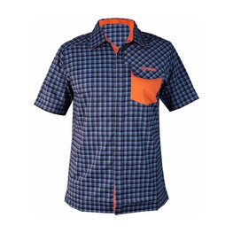 HAVEN Hemd - AGNESS SLIMFIT - Blau/Orange