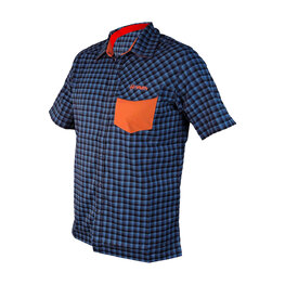HAVEN Hemd - AGNESS SLIMFIT - Blau/Orange