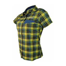 HAVEN Hemd - AGNESS SLIMFIT - Blau/Gelb