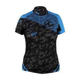 HAVEN Kurzarm Fahrradtrikot - SINGLETRAIL WOMEN - Schwarz/Blau