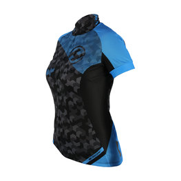 HAVEN Kurzarm Fahrradtrikot - SINGLETRAIL WOMEN - Schwarz/Blau