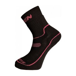 HAVEN Klassische Fahrradsocken - POLARTIS KID - Schwarz/Rosa