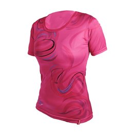 HAVEN Kurzarm Fahrradtrikot - ENERGY CRAZY SHORT - Rosa