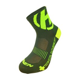 HAVEN Klassische Fahrradsocken - LITE SILVER NEO - Grün/Gelb