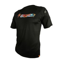 HAVEN Kurzarm Fahrradtrikot - ENERGIZER - Schwarz/Orange