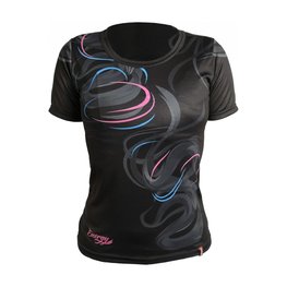 HAVEN Kurzarm Fahrradtrikot - ENERGY CRAZY SHORT - Schwarz