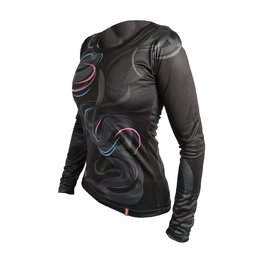 HAVEN Langarm Fahrradtrikot für den Sommer - ENERGY CRAZY LONG - Schwarz