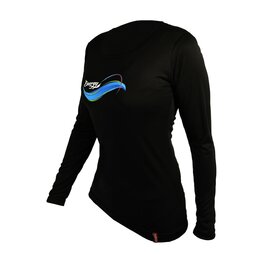 HAVEN Langarm Fahrradtrikot für den Sommer - ENERGY LONG - Schwarz/Blau