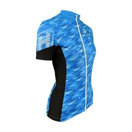 HAVEN Kurzarm Fahrradtrikot - SKINFIT NEO WOMEN - Blau/Weiß