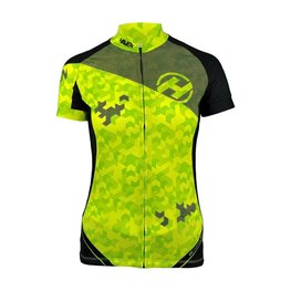 HAVEN Kurzarm Fahrradtrikot - SINGLETRAIL NEO WOMEN - Grün/Schwarz