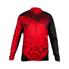 HAVEN Langarm Fahrradtrikot für den Winter - STRATO - Rot