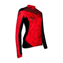 HAVEN Langarm Fahrradtrikot für den Winter - STRATO - Rot