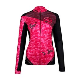 HAVEN Langarm Fahrradtrikot für den Winter - STRATO - Rosa