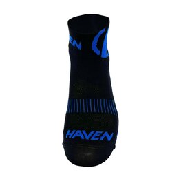 HAVEN Klassische Fahrradsocken - LITE SILVER NEO 2PAK - Schwarz/Blau