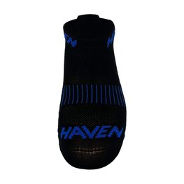 HAVEN Knöchelhohe Fahrradsocken - SNAKE SILVER NEO 2PAK - Schwarz/Blau
