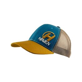 HAVEN Fahrradmütze - TRUCKER - Blau/Braun