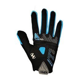 HAVEN Langfinger-Fahrradhandschuhe - DEMO NEO LONG - Schwarz/Blau