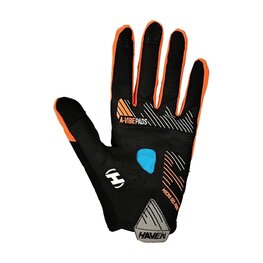 HAVEN Langfinger-Fahrradhandschuhe - DEMO NEO LONG - Blau/Orange