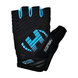 HAVEN Fingerlose Fahrradhandschuhe - DEMO NEO SHORT - Schwarz/Blau