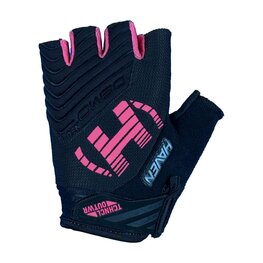 HAVEN Fingerlose Fahrradhandschuhe - DEMO NEO SHORT - Schwarz/Rosa